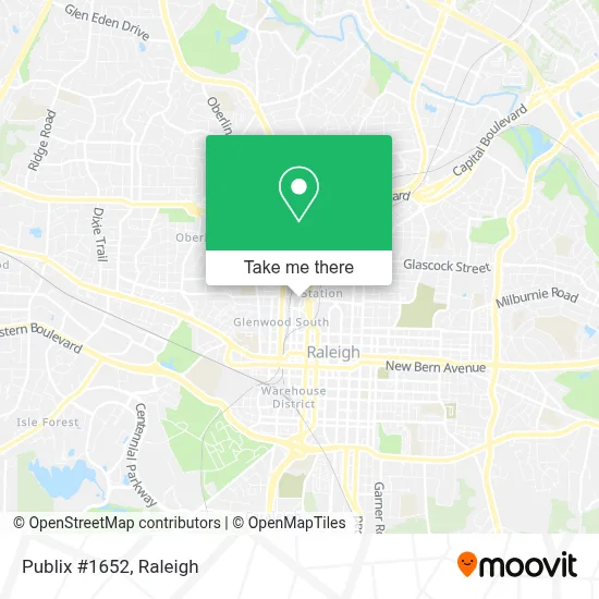 Publix #1652 map