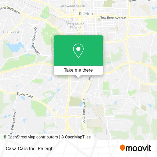 Casa Cars Inc map