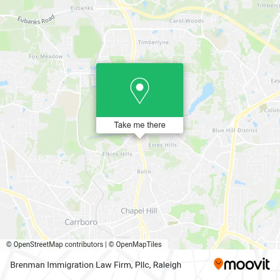 Brenman Immigration Law Firm, Pllc map