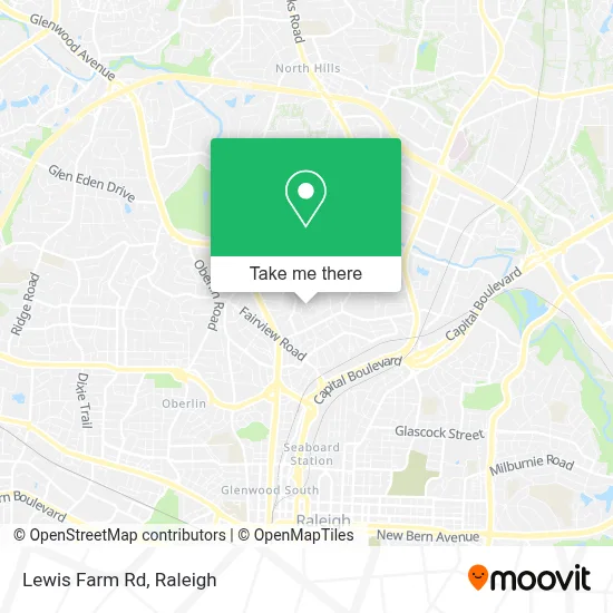 Lewis Farm Rd map