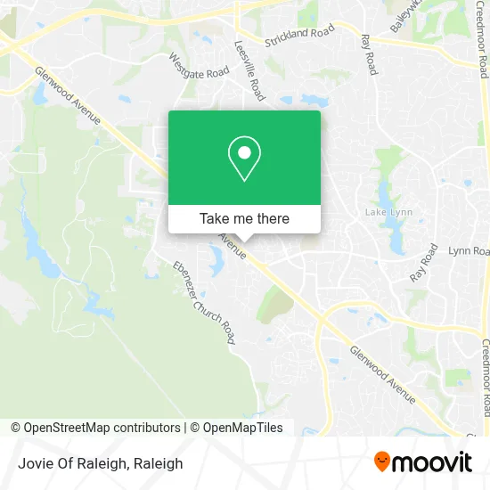 Jovie Of Raleigh map