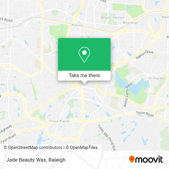 Jade Beauty Wax map