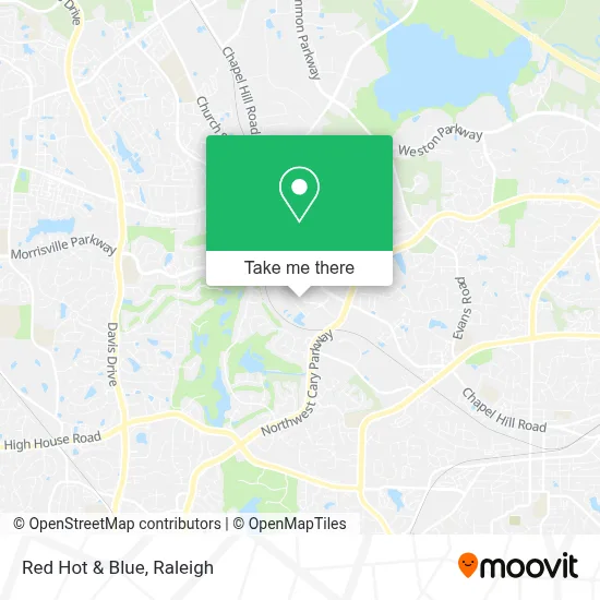 Red Hot & Blue map