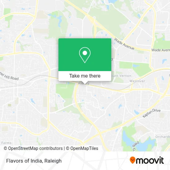 Flavors Of India map