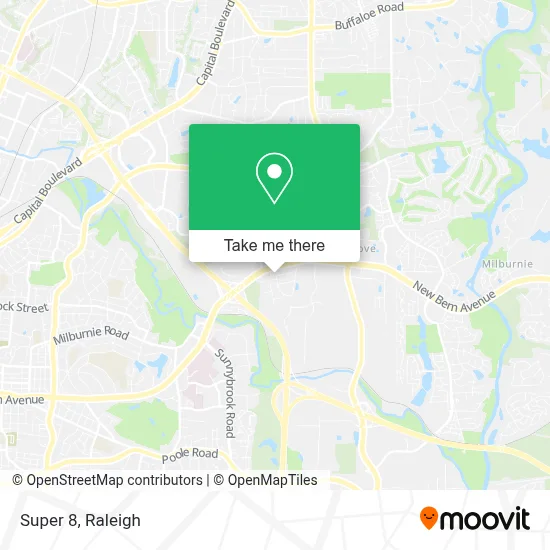 Super 8 map