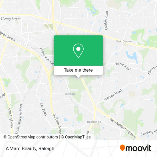 A'Mare Beauty map