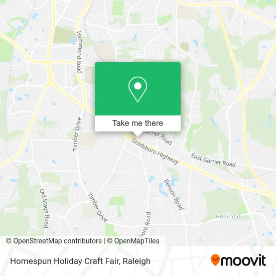 Homespun Holiday Craft Fair map