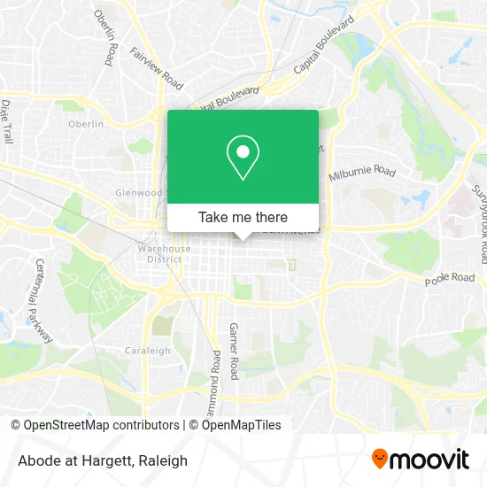 Abode at Hargett map