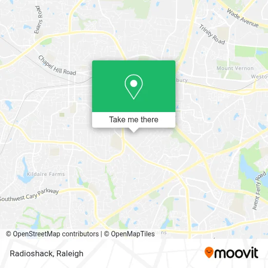 Radioshack map