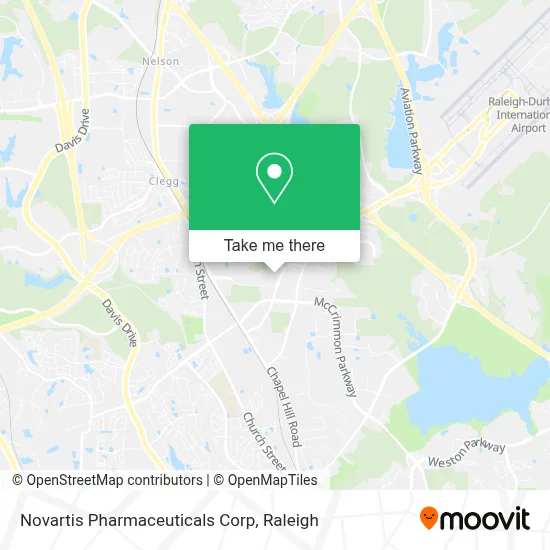 Novartis Pharmaceuticals Corp map