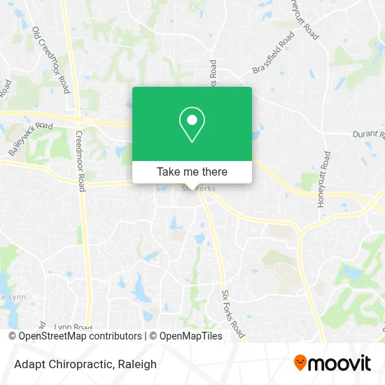 Adapt Chiropractic map
