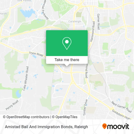 Amistad Bail And Immigration Bonds map