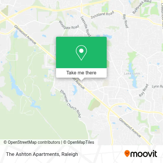 The Ashton Apartments map