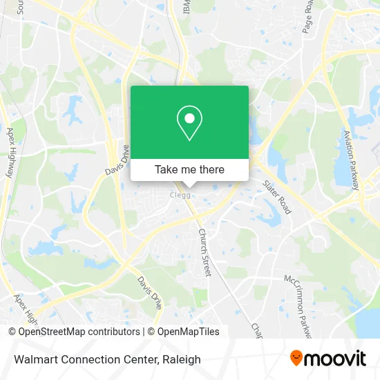 Walmart Connection Center map