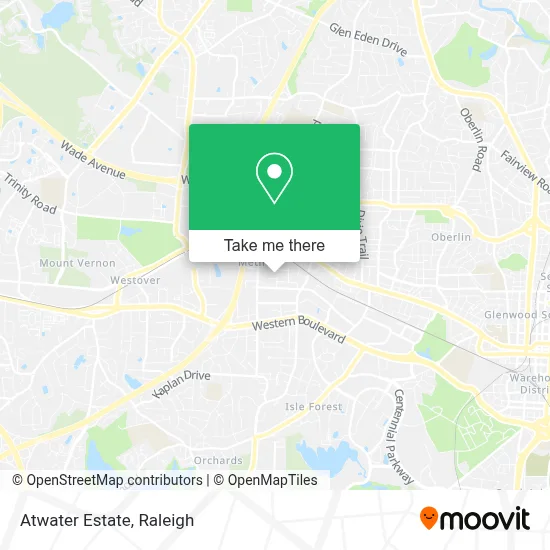 Atwater Estate map
