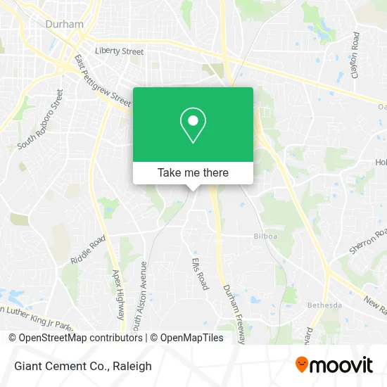 Giant Cement Co. map