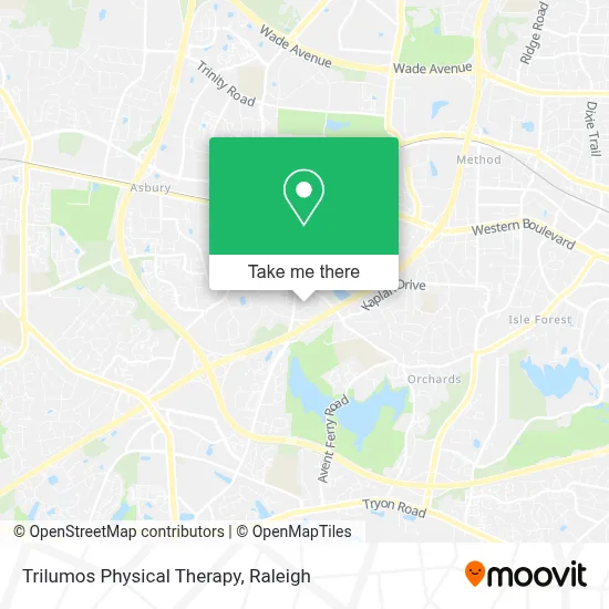 Trilumos Physical Therapy map