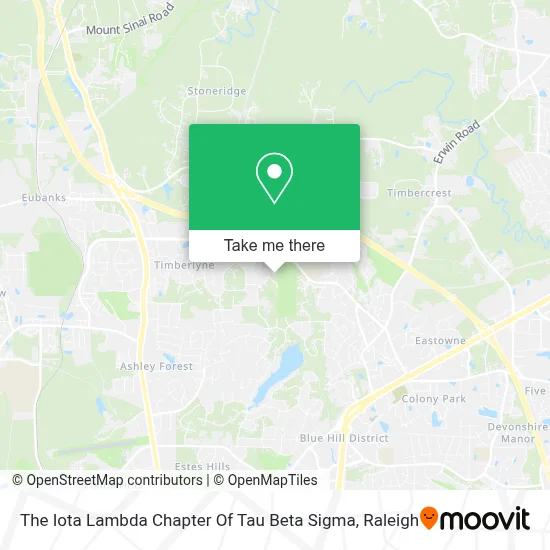 The Iota Lambda Chapter Of Tau Beta Sigma map