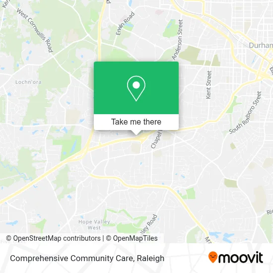 Comprehensive Community Care map