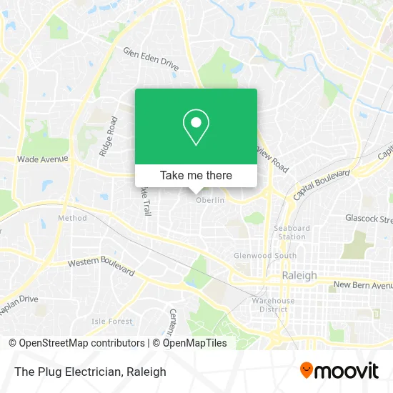 The Plug Electrician map