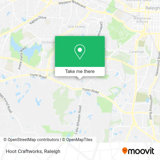 Hoot Craftworks map