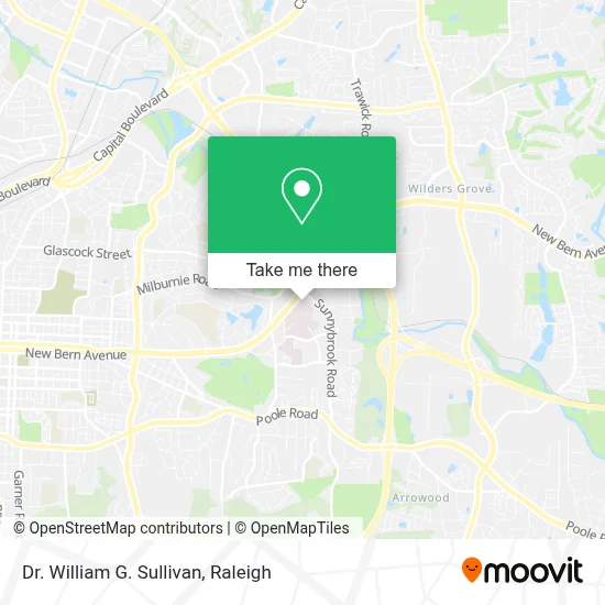 Dr. William G. Sullivan map