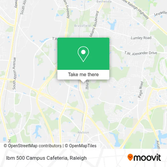 Ibm 500 Campus Cafeteria map