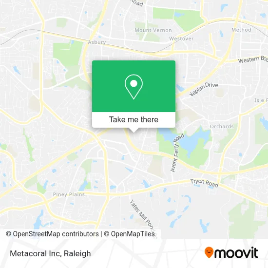 Metacoral Inc map