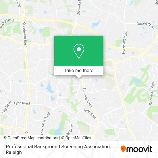 Professional Background Screening Association map