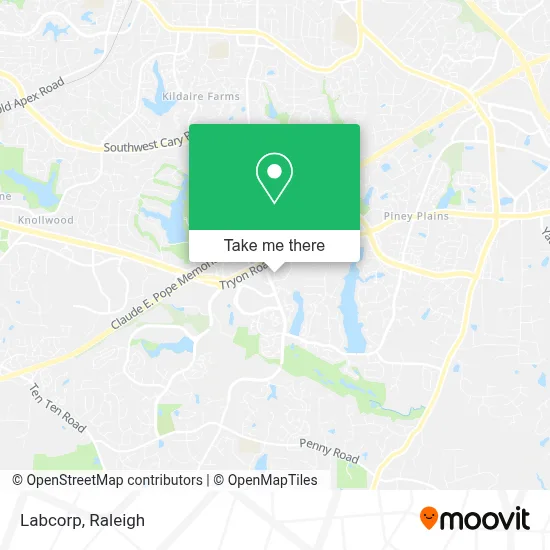 Labcorp map
