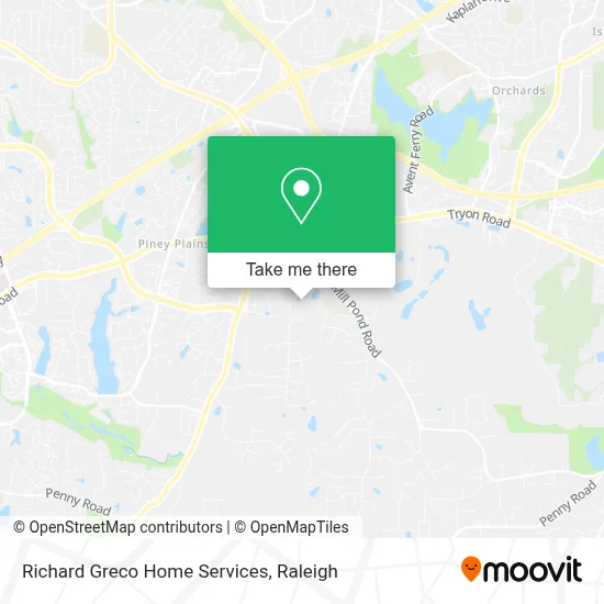 Richard Greco Home Services map