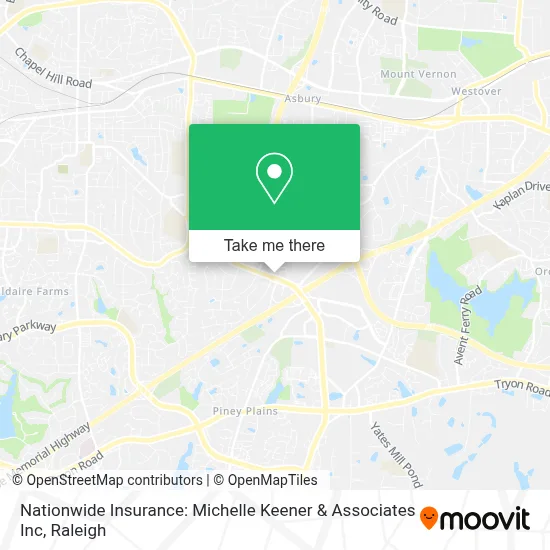 Nationwide Insurance: Michelle Keener & Associates Inc map