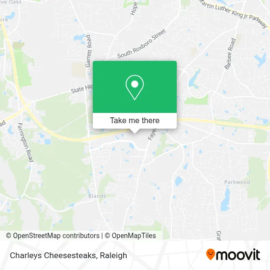 Charleys Cheesesteaks map
