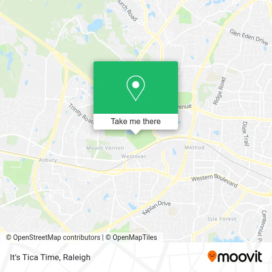It's Tica Time map