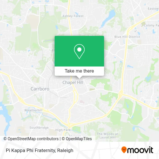 Pi Kappa Phi Fraternity map