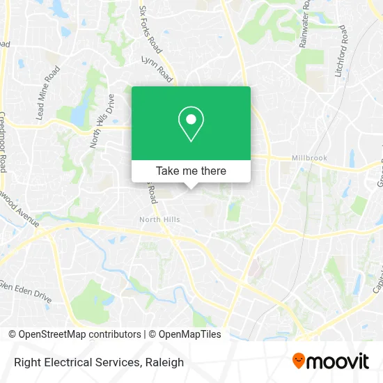 Right Electrical Services map