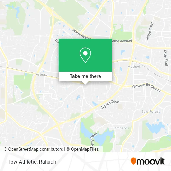 Flow Athletic map