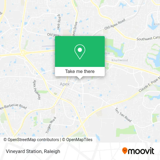 Vineyard Station map