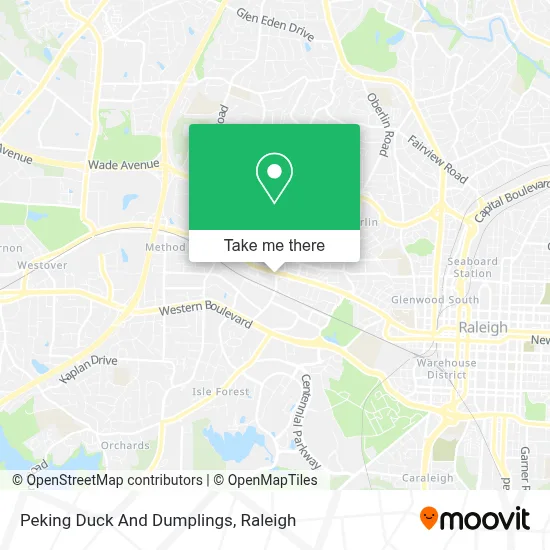 Peking Duck And Dumplings map