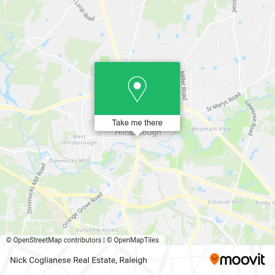 Nick Coglianese Real Estate map