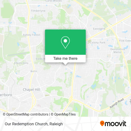 Our Redemption Church map