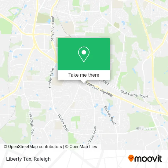 Liberty Tax map