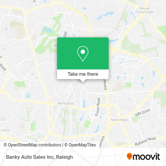Banky Auto Sales Inc map