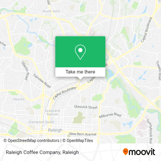 Raleigh Coffee Company map