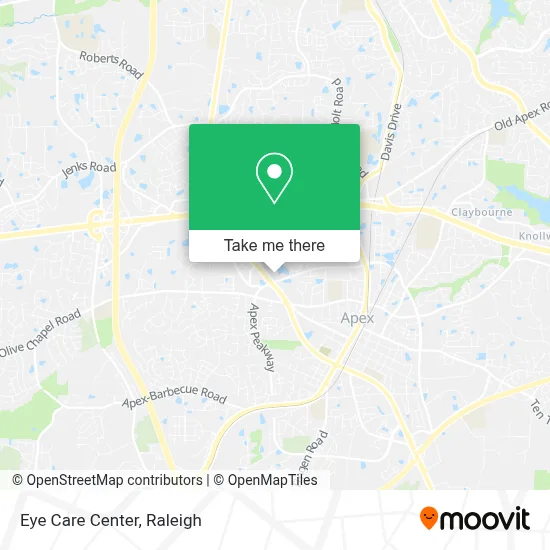 Eye Care Center map