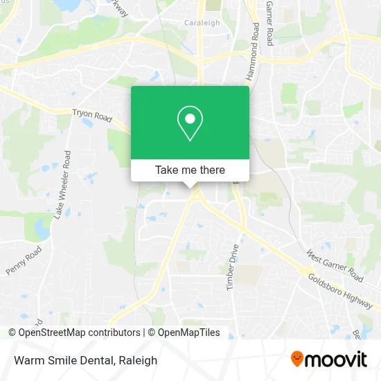 Warm Smile Dental map