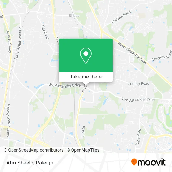 Atm Sheetz map