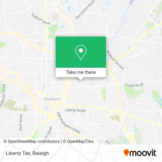 Liberty Tax map