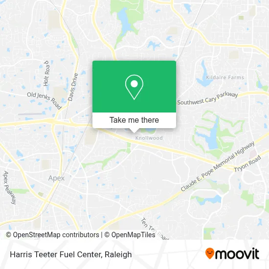 Harris Teeter Fuel Center map