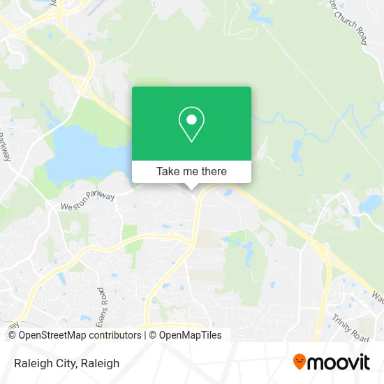 Raleigh City map